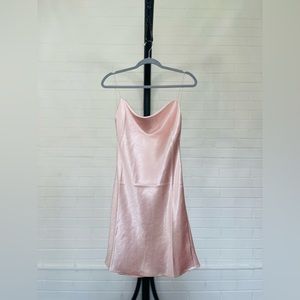 Satin Mini Dress Small